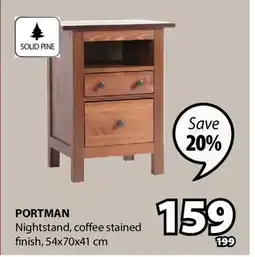 JYSK PORTMAN Nightstand offer
