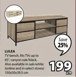 JYSK LULEA TV bench offer