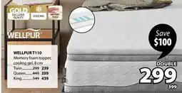 JYSK WELLPUR T110 Memory foam topper offer