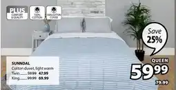 JYSK SUNNDAL Cotton duvet offer