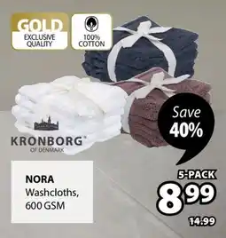 JYSK NORA Washcloths offer