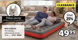 JYSK ROLL & RELAX AIR MATTRESS offer
