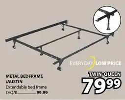 JYSK METAL BEDFRAME/AUSTIN Extendable bed frame offer