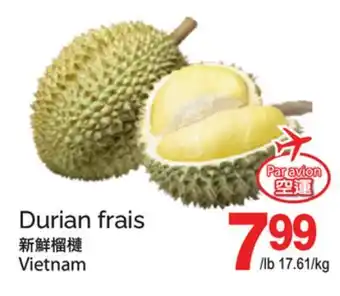 T&T Supermarket DURIAN FRAIS offer