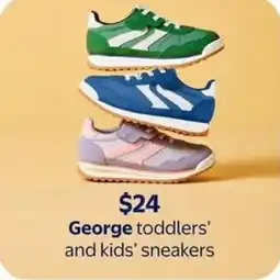 Walmart George toddlers' and kids' sneakers offer