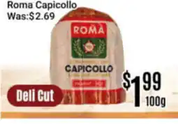 Nations Fresh Foods Roma Capicollo offer