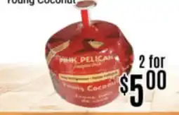 Nations Fresh Foods PINK PELICAN TROPICALS Young Coconut offer