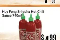 Nations Fresh Foods Huy Fong Sriracha Hot Chili Sauce offer