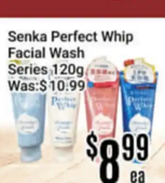 Nations Fresh Foods Senka Perfect Whip Facial Wash Series offer