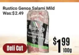 Nations Fresh Foods Rustico Genoa Salami Mild offer