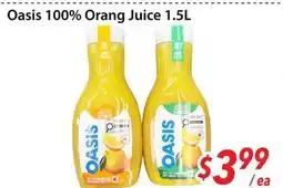Bestco Food Mart Oasis 100% Orang Juice offer