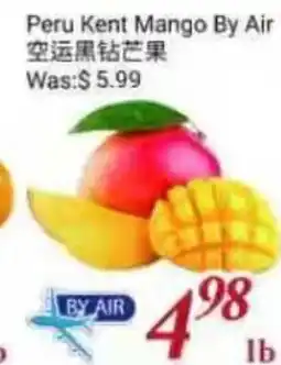 Tone Tai Supermarket Peru Kent Mango By Air offer