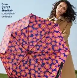 Walmart Shed Rain sun and rain umbrella offer