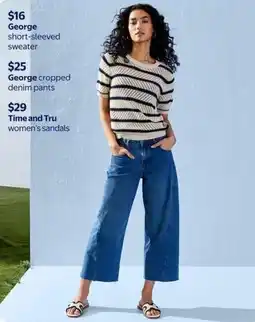 Walmart George cropped denim pants offer