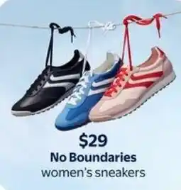 Walmart No Boundaries women's sneakers offer