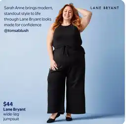 Walmart Lane Bryant wide-leg jumpsuit offer
