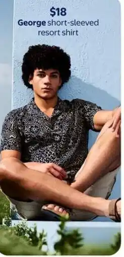 Walmart George short-sleeved resort shirt offer