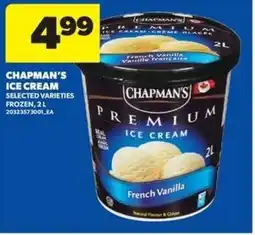 Real Canadian Superstore Chapman's ice cream offer
