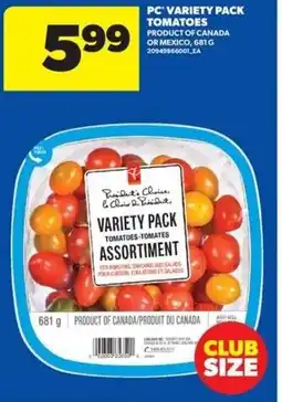 Real Canadian Superstore PC variety pack tomatoes offer