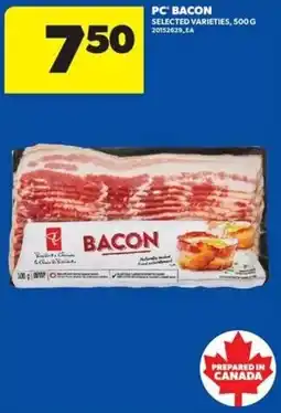 Real Canadian Superstore PC bacon offer