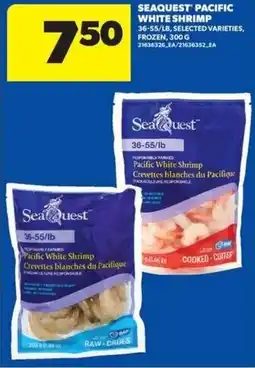 Real Canadian Superstore Seaquest pacific white shrimp offer