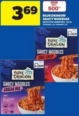 Real Canadian Superstore Blue dragon saucy noodles offer