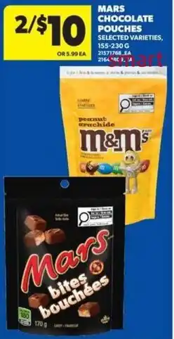 Real Canadian Superstore Mars chocolate pouches offer