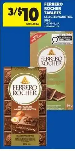 Real Canadian Superstore Ferrero rocher tablets offer