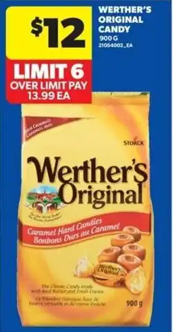 Real Canadian Superstore Werther's original candy offer