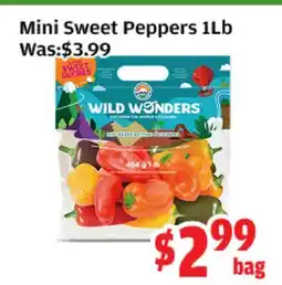 Top Food Supermarket Mini Sweet Peppers 1Lb offer