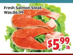 Top Food Supermarket Fresh Salmon Steak offer