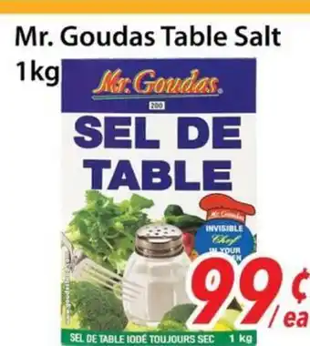 Bestco Food Mart Mr. Goudas Table Salt offer