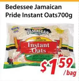 Bestco Food Mart Bedessee Jamaican Pride Instant Oats offer