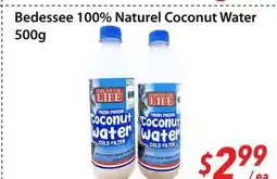 Bestco Food Mart Bedessee 100% Naturel Coconut Water offer