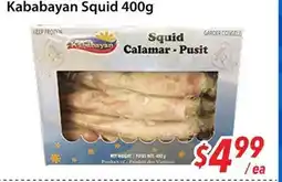 Bestco Food Mart Kababayan Squid offer