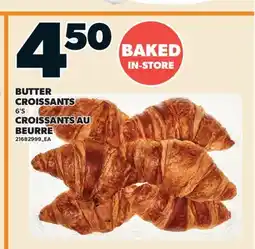 Valu-mart CROISSANTS AU BEURRE 6'S offer