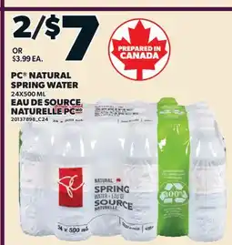 Valu-mart EAU DE SOURCE NATURELLE PC offer