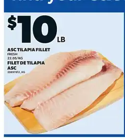 Valu-mart FILET DE TILAPIA ASC offer