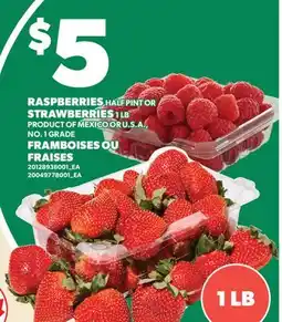 Valu-mart FRAMBOISES OU FRAISES, 1 LB offer
