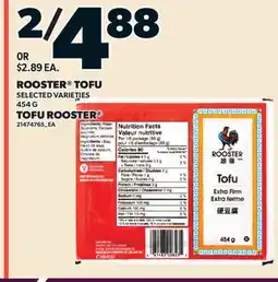 Valu-mart ROOSTER TOFU offer