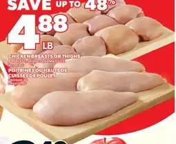 Valu-mart POITRINES OU HAUTS DE CUISSES DE POULET offer