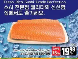 Galleria Supermarket Fresh Sushi Grade Whole Salmon Fillet offer