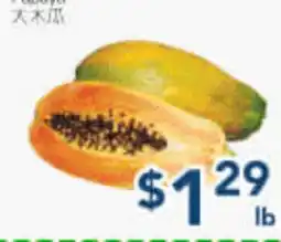 Oceans Fresh Food Market Papaya offer