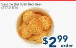 Oceans Fresh Food Market Sesame Ball With Red Bean offer