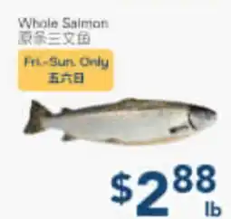Oceans Fresh Food Market Whole Salmon offer