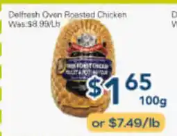 Oceans Fresh Food Market Delfresh Oven Roasted Chicken offer