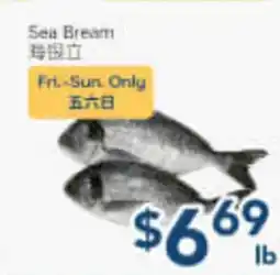 Oceans Fresh Food Market Sea Bream offer