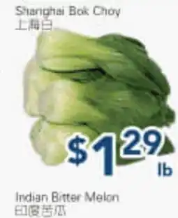Oceans Fresh Food Market Shanghai Bok Choy, Indian Bitter Melon offer