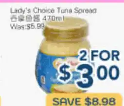 Oceans Fresh Food Market Lady's Choice Tuna Spread offer