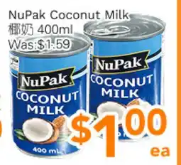 Ample Food Market NuPak Coconut Milk offer